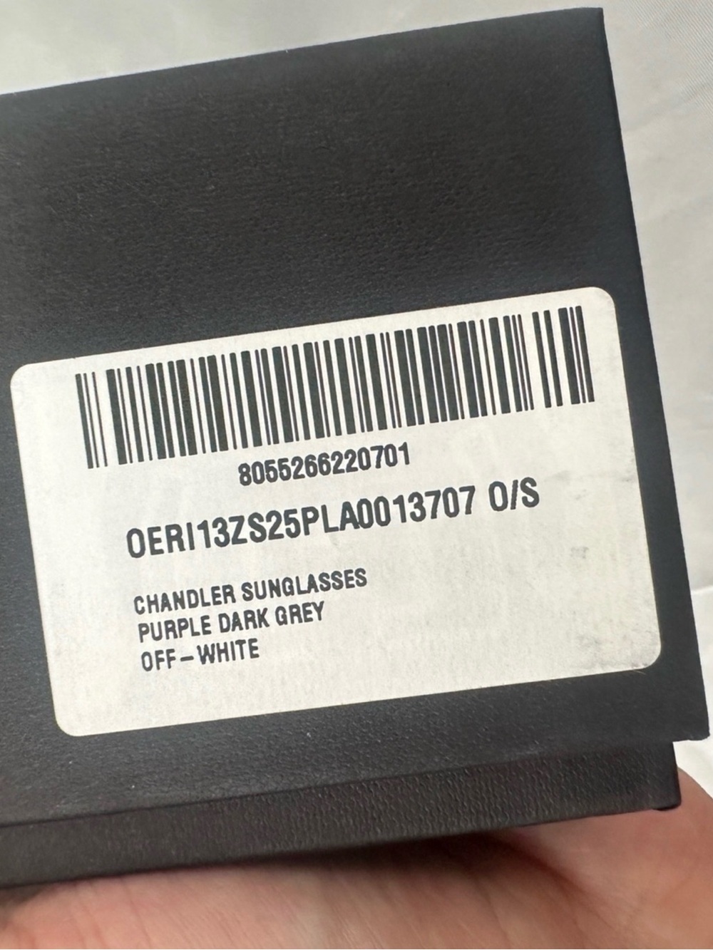 ✨💎NWT💎✨Off-White Purple Chandler Rectangular Sunglasses Full inclusion! - Picture 4 of 8